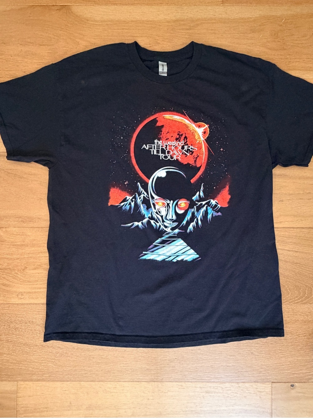 The Weeknd After Hours Til Dawn Tour 2022 Concert Tee Mens XL Black Streetwear